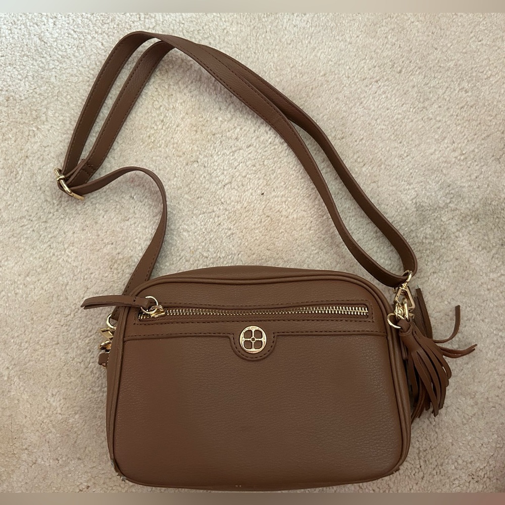 Brown Leather Crossbody Bag